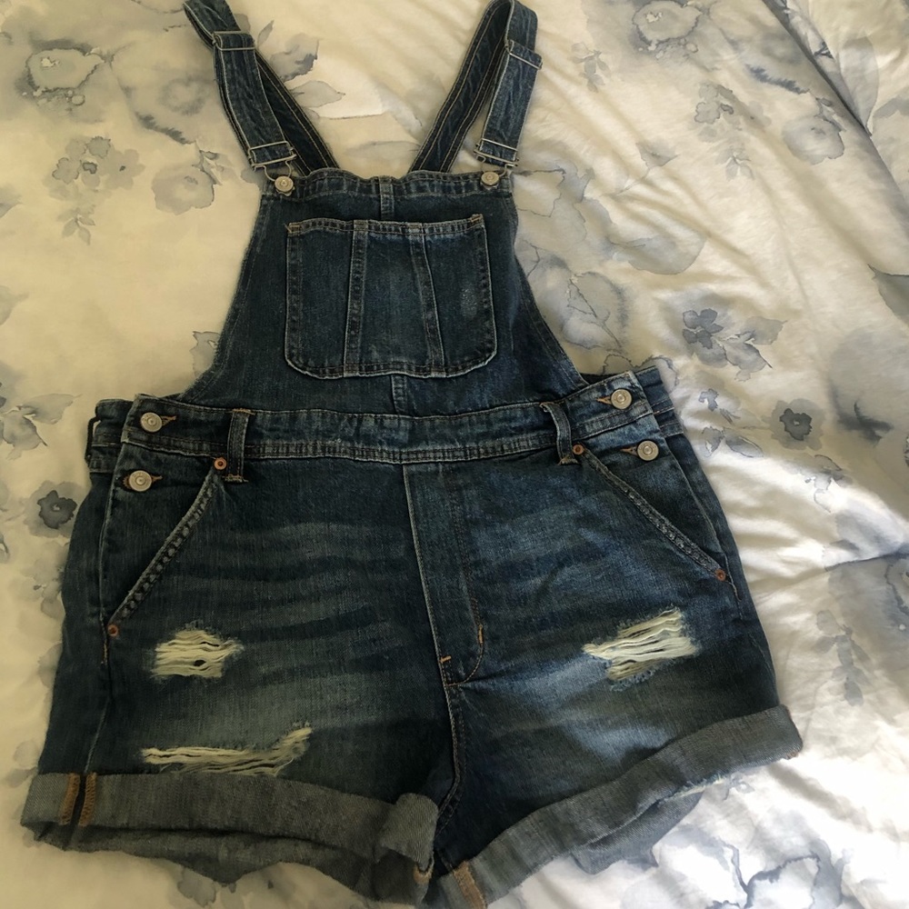 Overall Shorts